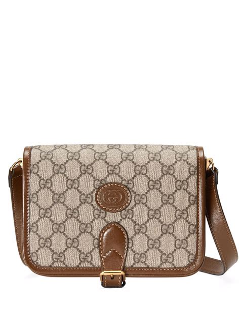 gucci bag met print en tijger kop schoudertas|gucci purses for women.